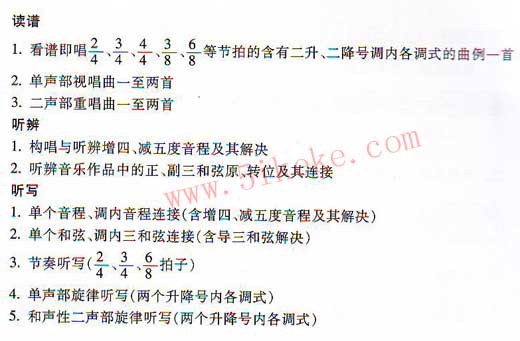 中考视唱练耳简谱_广东省2012年普通高考音乐统考视唱练耳考试题型示范 一