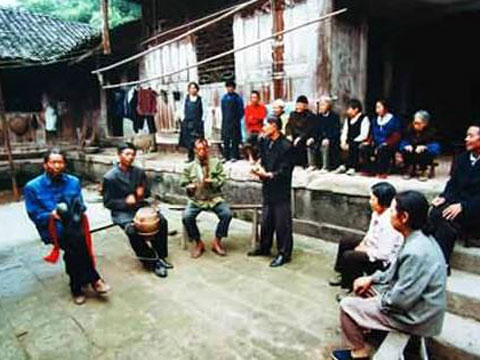 非物质文化遗产之:梁平癞子锣鼓