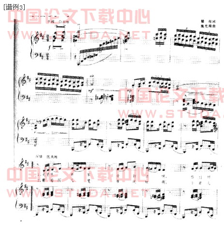艺术歌曲曲谱_钢琴简单曲谱