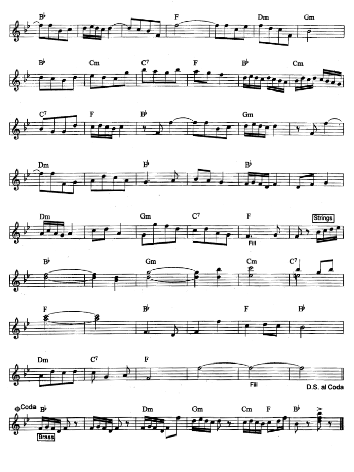 在希望的田野上大合唱曲谱_在希望的田野上曲谱(5)