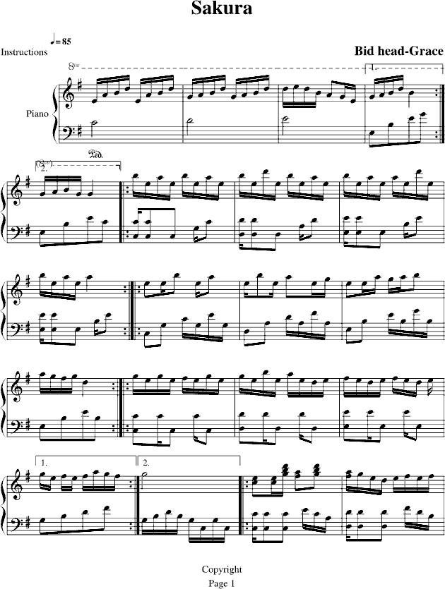 樱花曲谱_樱花曲谱简谱(4)